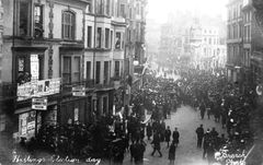 Liberal-Party-election-day-in-1906-in-Havelock-Road.